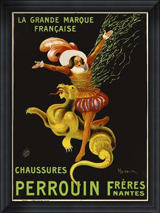 Framed Chaussures Perrouin Freres Print