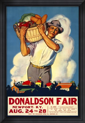 Framed Donaldson State Fair Poster Print