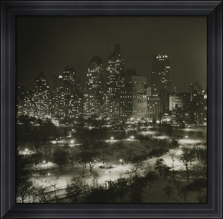 Framed Winter Central Park Print