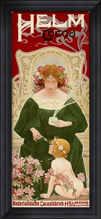Framed Helm Cocoa, Holland Print