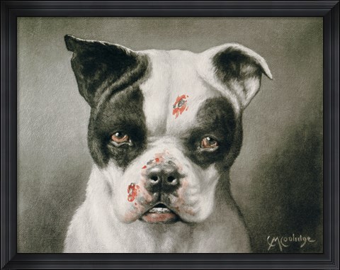 Framed I'm a bad dog! What kind of a dog are you? Print