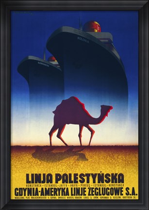 Framed Linja Palestynska Print