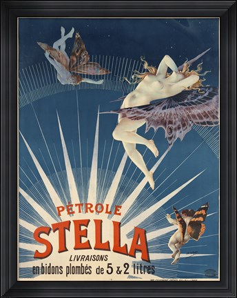 Framed Petrole Stella Print