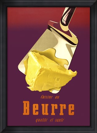 Framed Swiss, Better Butter Print
