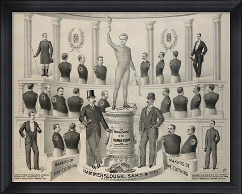 Framed Various Shapes of the Human Form Print