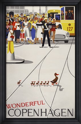 Framed Wonderful Copenhagen Print