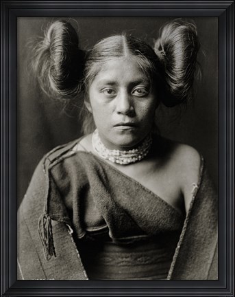 Framed Tewa Girl Print