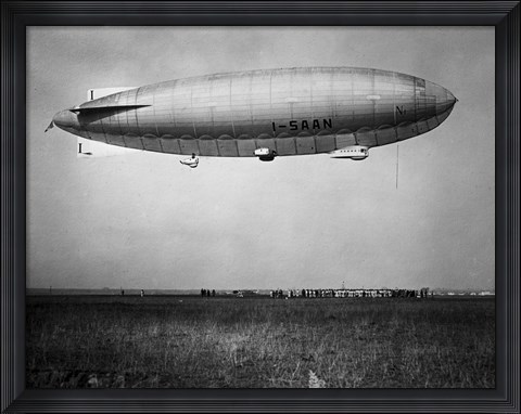 Framed Amundsen (blimp) Print