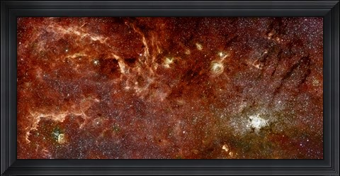 Framed Infrared View of the Galaxy Print