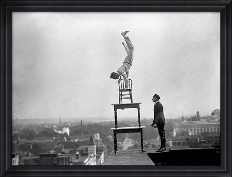 Framed And for My Next Trick... WOW John ""Jammie"" Reynolds, 1917 Print