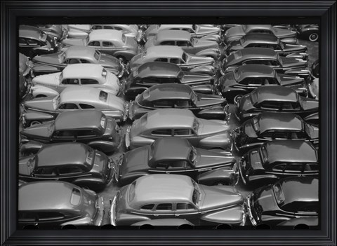 Framed Chicago Parking Lot Print