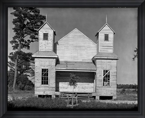 Framed Church, Southeastern U.S., #2 Print