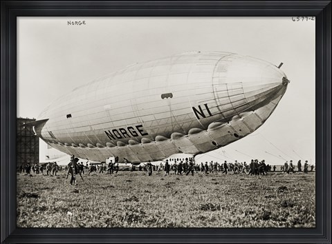 Framed Norge Leaving Hanger Print