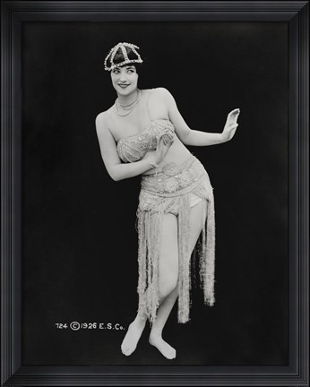 Framed Oooo La-La-La Hula Print