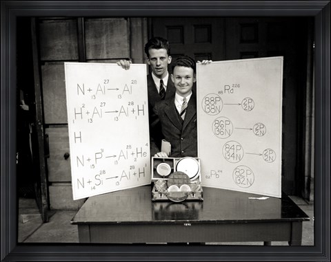 Framed Science Fair 1920&#39;s Print
