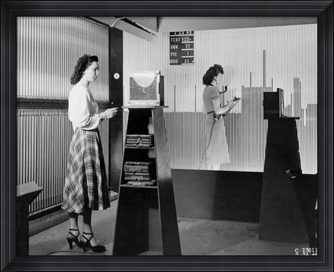 Framed Supersonic Wind Tunnel Print