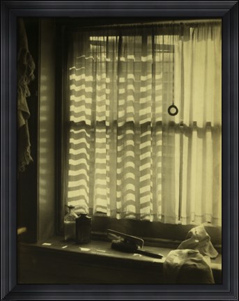 Framed Bathroom Window Print