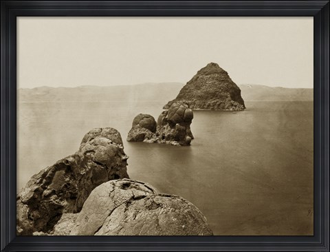 Framed Pyramid and Domes, NV Print