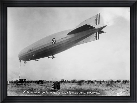 Framed USS Shenadoah, Tacoma, Wash Print