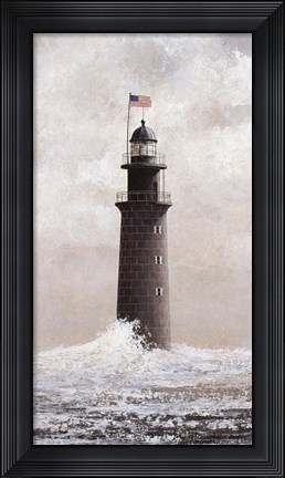 Framed Minot's Light Print