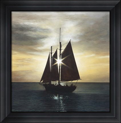 Framed Sunburst Print