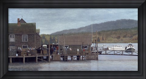 Framed Where&#39;Re The Lobsta? Print