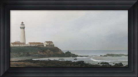 Framed Pigeon Point Lighthouse Print