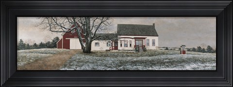Framed November Snow Print