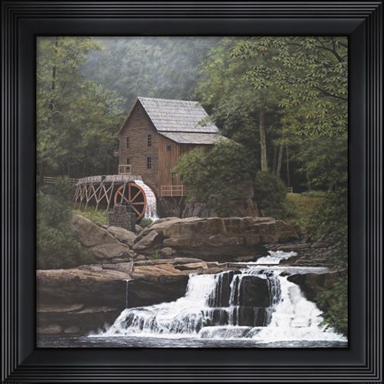 Framed Glade Creek Mill Print