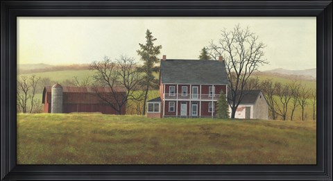 Framed Sunrise (In The Heartland) Print