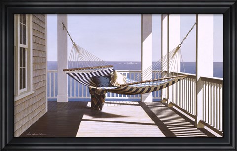 Framed Sunlit Hammock II Print