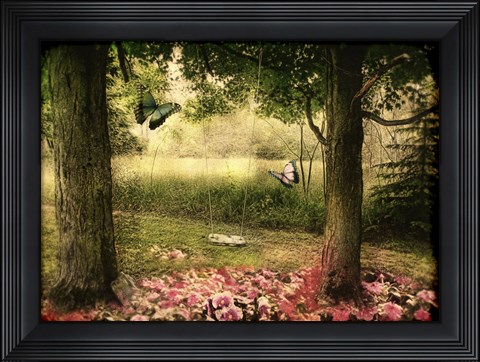 Framed Behind our House Print