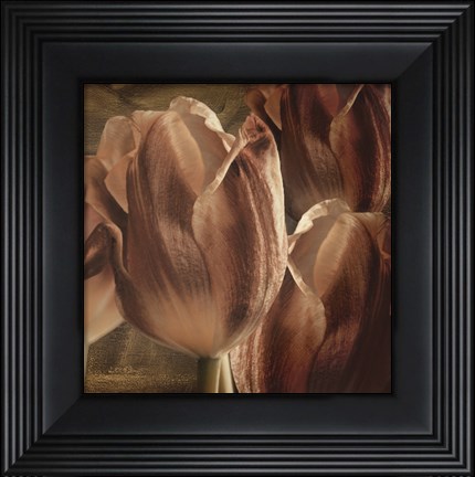 Framed Copper Tulips Print