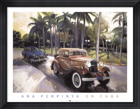 Framed En Cuba Print