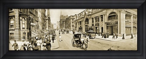 Framed Fifth Ave 1902 Print