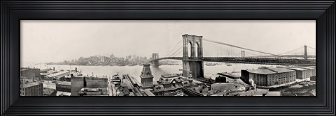 Framed Brooklyn Bridge1901 Print