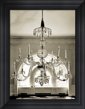 Framed Crystal Chandelier Print