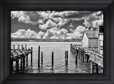 Framed Wharf Print