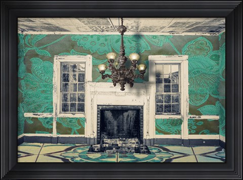 Framed Aqua Room Print