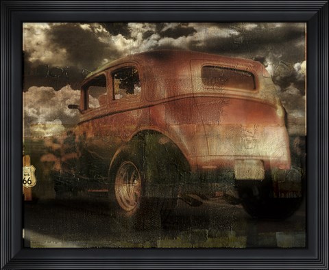 Framed Route 66 Print