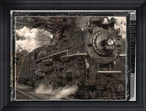 Framed All Aboard Print