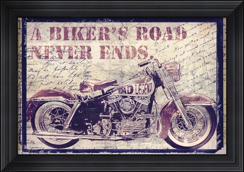 Framed Road Legend Print