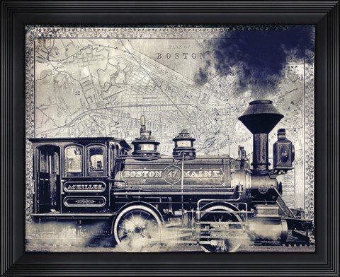 Framed Railway Beantown Print
