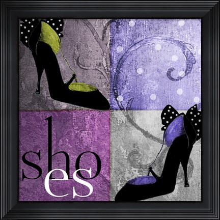 Framed Shoes I Print