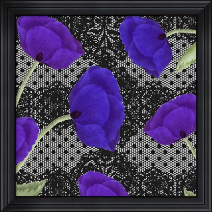 Framed Living Lace I Print