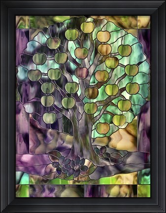 Framed Golden Apples Print