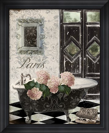 Framed Le Bain Hydrangea Print