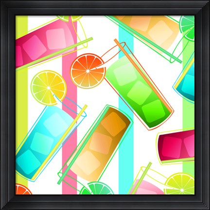 Framed Summer Fun III Print