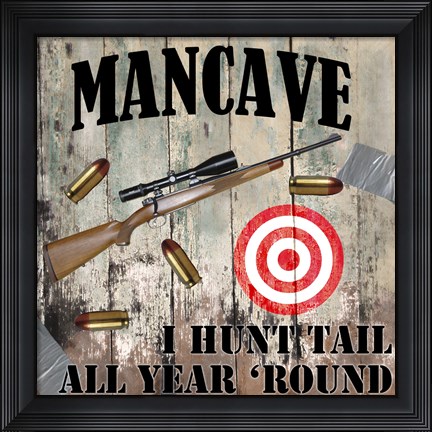 Framed Mancave IV Print