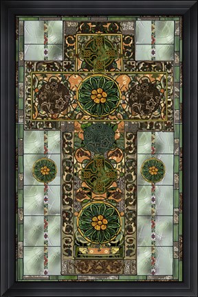 Framed Celtic Cross Print